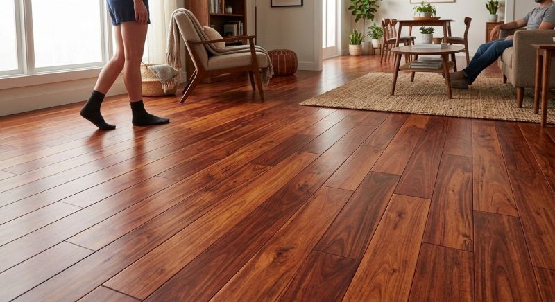 Cherry Floor Installation in Dublin, OH