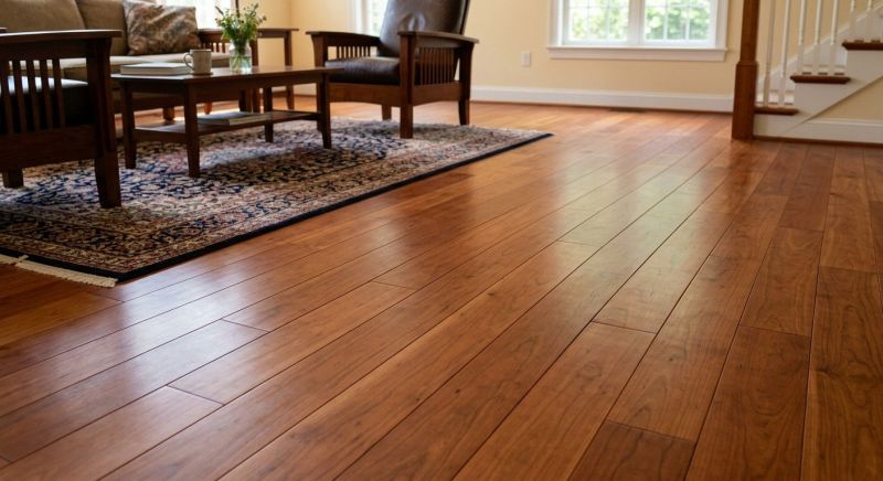 Cherry Floor Installation in Sunbury, OH