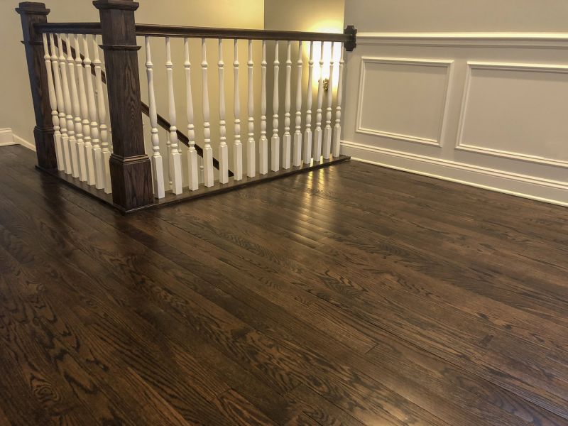 Dark Wood Floor Installation in Sunbury, OH