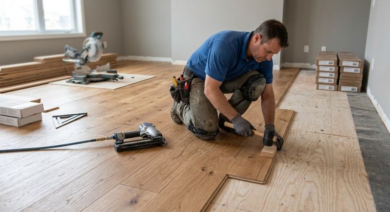 Hardwood Floor Installation in Fredericktown, OH