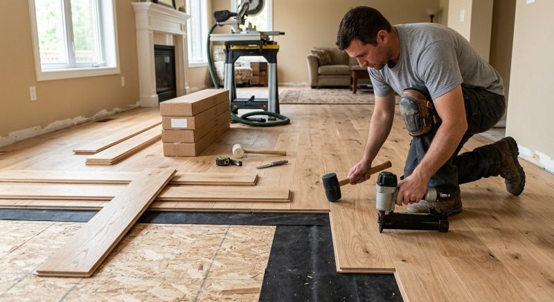 Hardwood Floor Installation in Licking County, OH