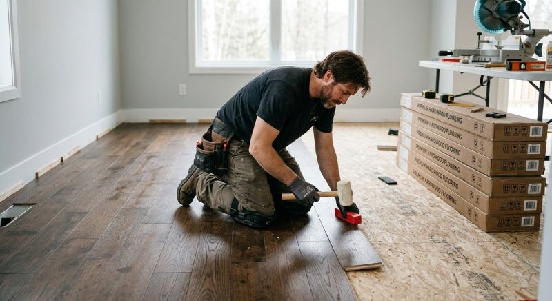 Hardwood Floor Installation in Morrow County, OH