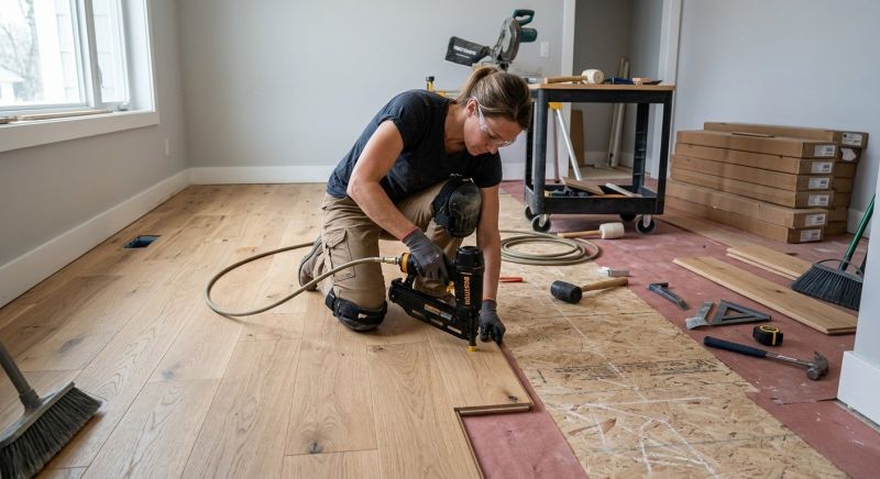 Hardwood Floor Installation in Utica, OH