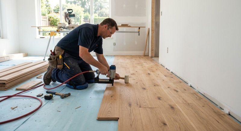 Hardwood Floor Installation in Waldo, OH