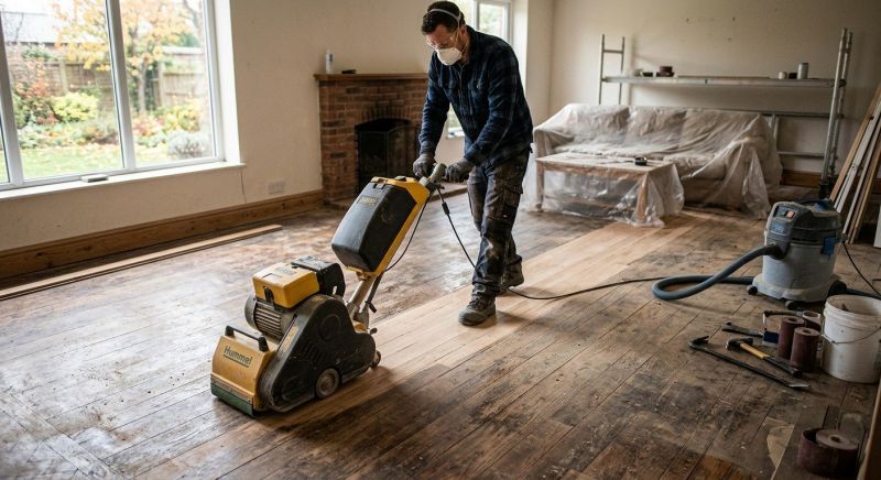 Hardwood Floor Renovation in Sunbury, OH