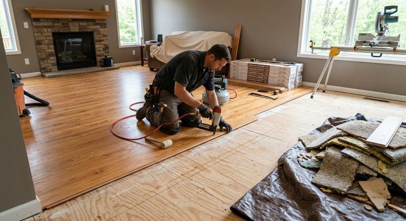 Hardwood Floor Renovation in Sunbury, OH
