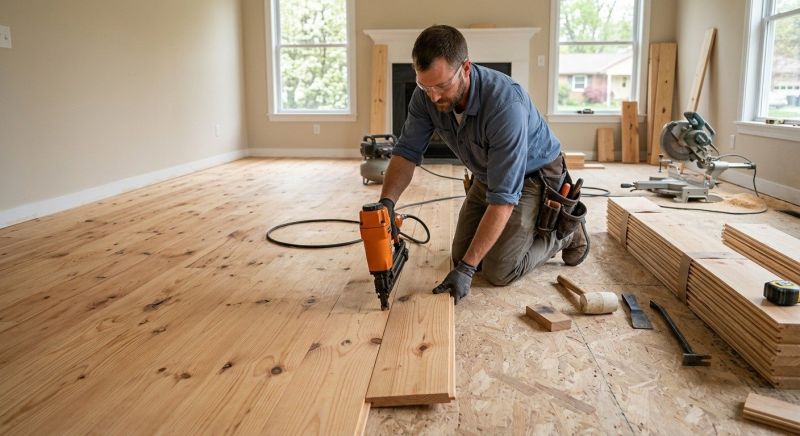 Maple Flooring Installation in Galena, OH