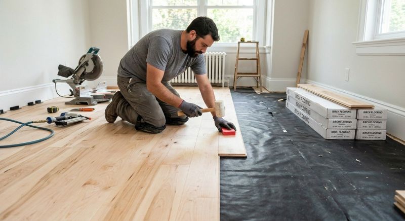 Maple Flooring Installation in Marengo, OH