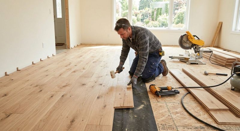 Oak Floor Installation in Centerburg, OH