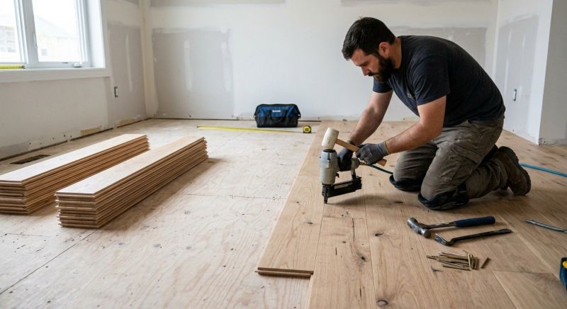 Oak Floor Installation in Dublin, OH