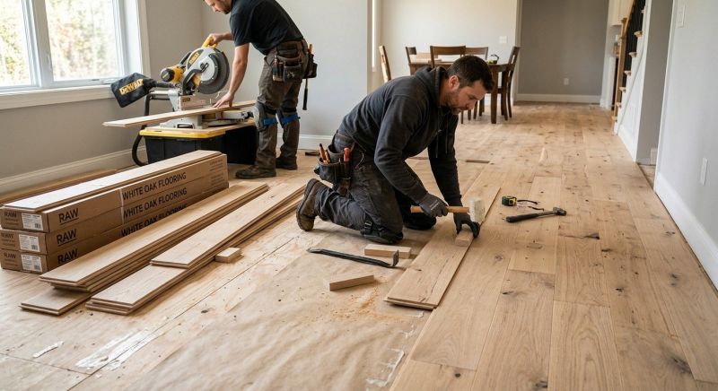 Oak Floor Installation in Powell, OH