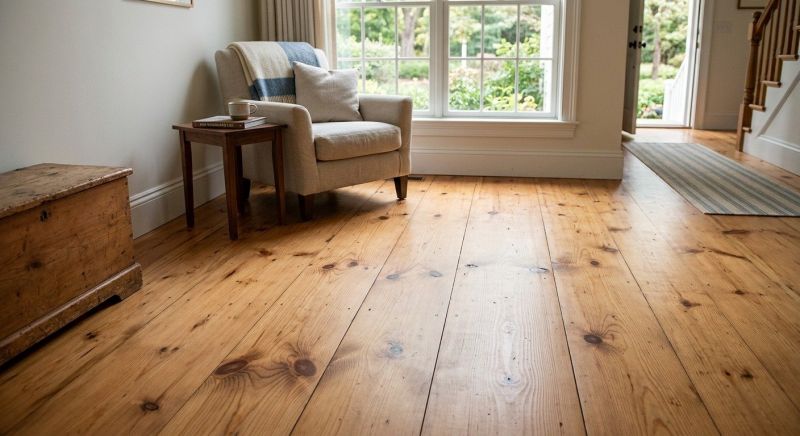 Pine Floor Installation in Sunbury, OH