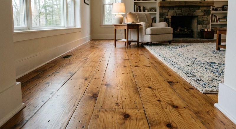 Pine Floor Installation in Sunbury, OH