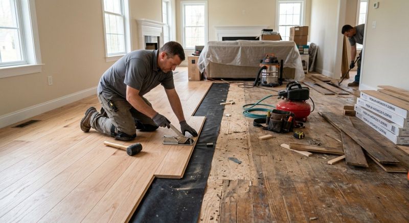 Wood Floor Replacement in New Albany, OH